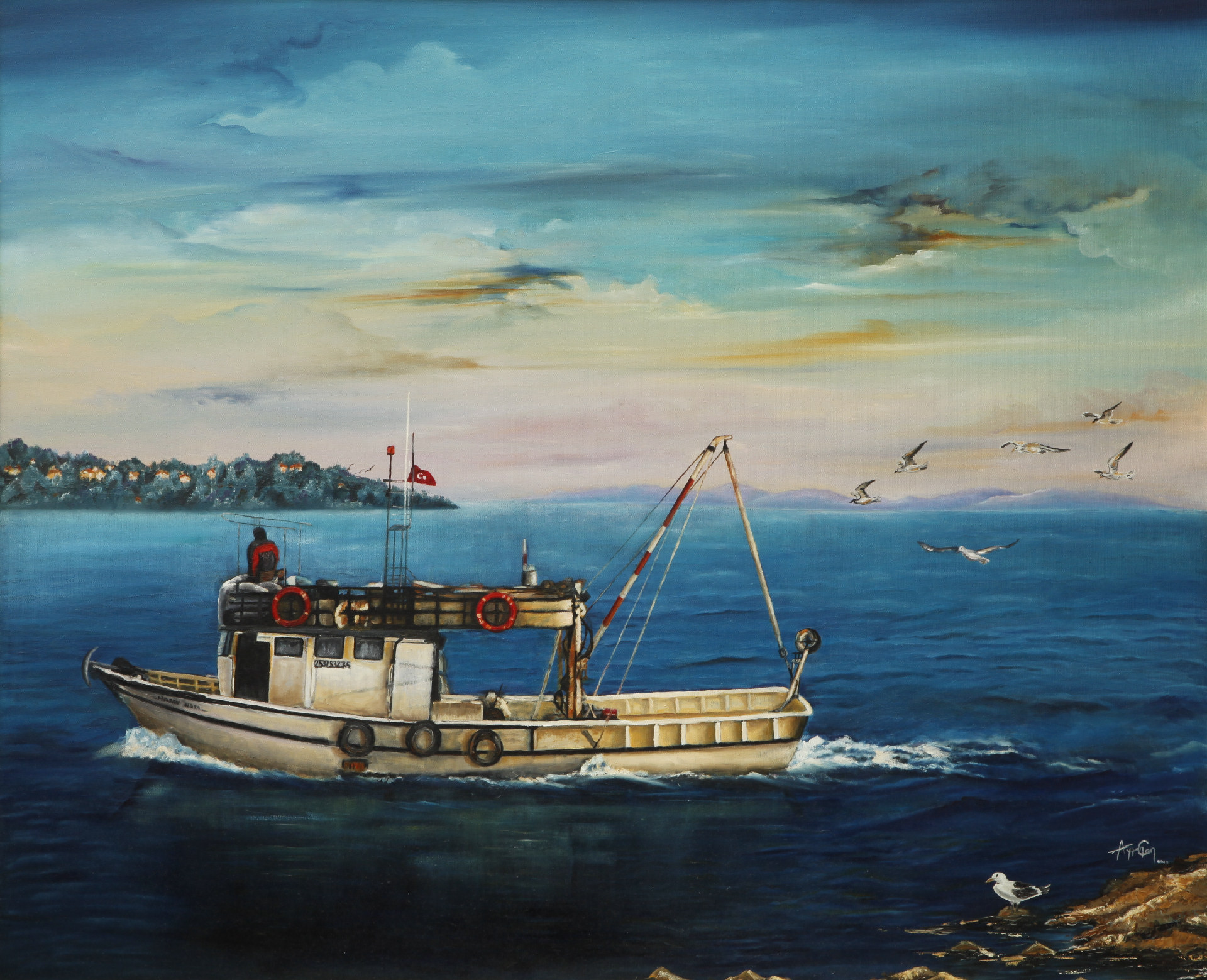 Balıkçı  90 x 110 cm