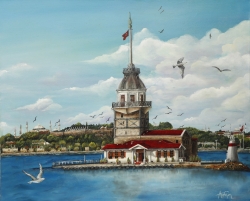 Kız Kulesi   70 x 85 cm