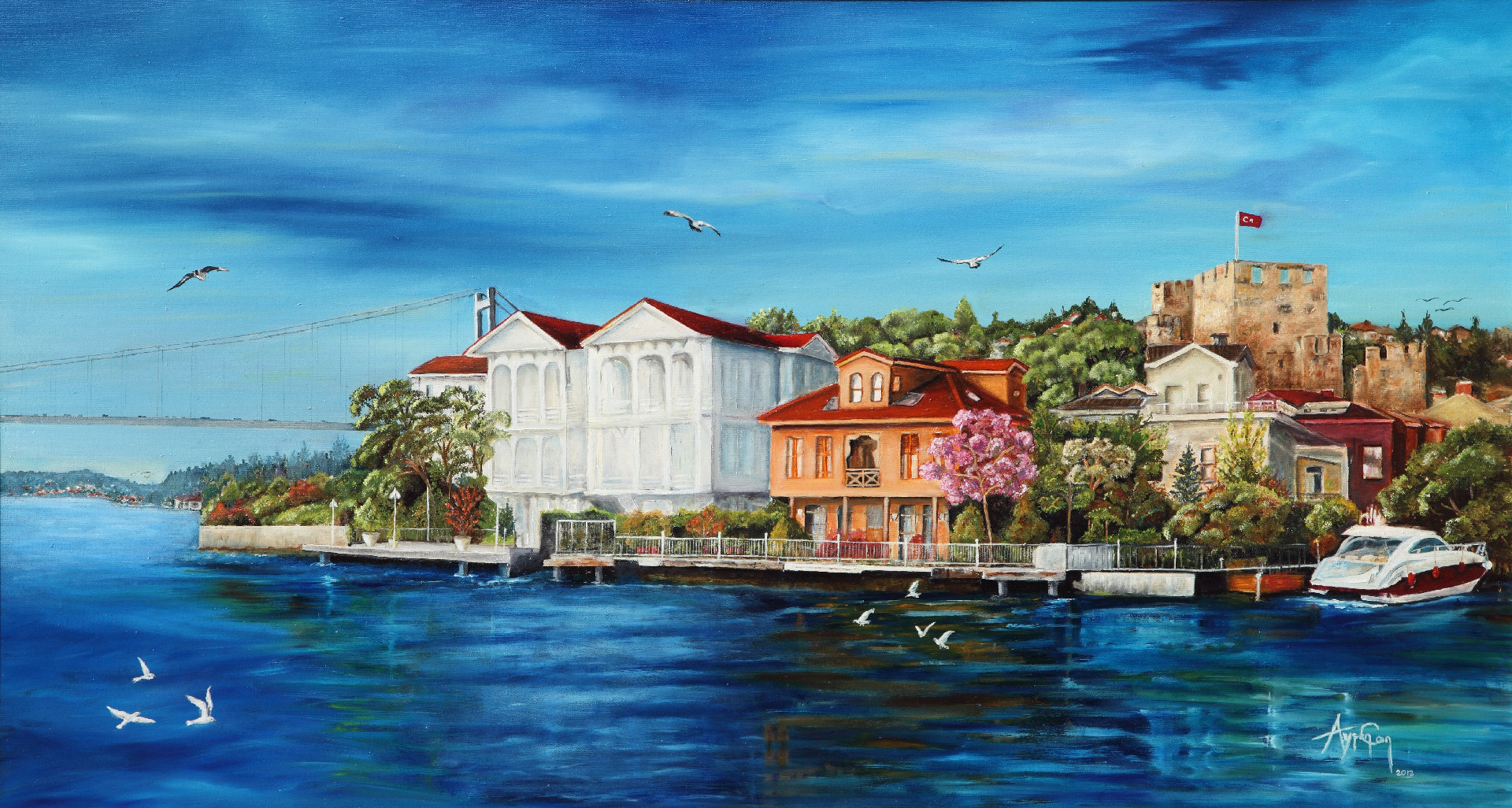 Anadolu Hisarı  60 x 110 cm